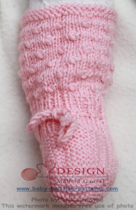 strikkeoppskrifter sokker baby gratis